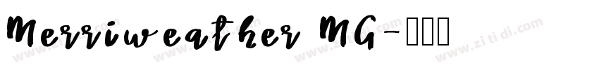 Merriweather MG字体转换